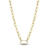 Thumbnail Image 1 of Shy Creation Diamond Link Necklace 1/5 ct tw 14K Yellow Gold 18" SC55022706