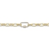 Thumbnail Image 2 of Shy Creation Diamond Link Necklace 1/5 ct tw 14K Yellow Gold 18" SC55022706