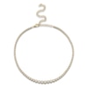 Thumbnail Image 1 of Shy Creation Graduated Diamond Riviera Necklace 6-3/8 ct tw 14K Yellow Gold 18" SC55022935V4