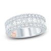 Thumbnail Image 1 of Pnina Tornai Couture Princess & Round-Cut Diamond Anniversary Ring 3 ct tw 18K White Gold