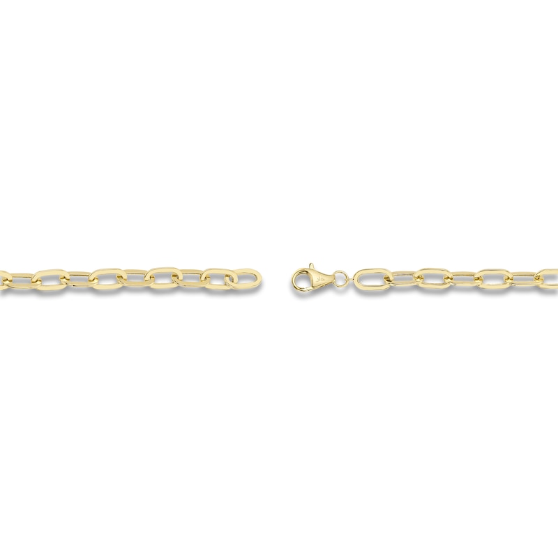 Main Image 3 of Shy Creation Diamond Paperclip Bracelet 1/5 ct tw 14K Yellow Gold 7" J-SC55022956