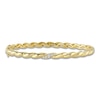 Thumbnail Image 1 of Shy Creation Diamond Twist Bangle Bracelet 1/10 ct tw 14K Yellow Gold J-SC55025215ZS