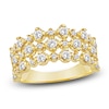 Thumbnail Image 1 of Lab-Grown Diamond Three-Row Buttercup Ring 1 ct tw 14K Yellow Gold