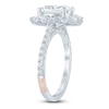 Thumbnail Image 2 of Pnina Tornai Oval-Cut Lab-Grown Diamond Halo Engagement Ring 2-3/4 ct tw 14K White Gold