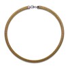Thumbnail Image 2 of Italia D'Oro Solid Reversible Omega Necklace 14K Two-Tone Gold 17"