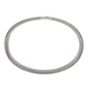 Thumbnail Image 4 of Italia D'Oro Solid Reversible Omega Necklace 14K Two-Tone Gold 17"