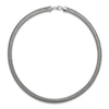 Thumbnail Image 5 of Italia D'Oro Solid Reversible Omega Necklace 14K Two-Tone Gold 17"