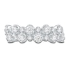 Thumbnail Image 2 of Lab-Grown Diamond Two-Row Buttercup Ring 3/4 ct tw 14K White Gold