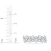 Thumbnail Image 3 of Lab-Grown Diamond Two-Row Buttercup Ring 3/4 ct tw 14K White Gold