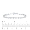 Thumbnail Image 5 of Lab-Grown Diamond Buttercup Bracelet 3 ct tw 14K White Gold 7.25"