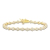 Thumbnail Image 1 of Lab-Grown Diamond Buttercup Bracelet 3 ct tw 14K Yellow Gold 7.25"