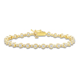 Lab-Grown Diamond Buttercup Bracelet 3 ct tw 14K Yellow Gold 7.25"