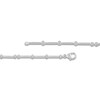 Thumbnail Image 3 of Lab-Grown Diamond Graduated Buttercup Link & Bar Bracelet 3/4 ct tw 14K White Gold 7.25"