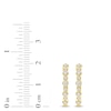Thumbnail Image 4 of Lab-Grown Diamond Buttercup Hoop Earrings 1/2 ct tw 14K Yellow Gold