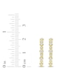 Thumbnail Image 4 of Lab-Grown Diamond Buttercup Hoop Earrings 1 ct tw 14K Yellow Gold