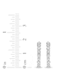 Thumbnail Image 4 of Lab-Grown Diamond Buttercup Hoop Earrings 1/3 ct tw 14K White Gold