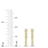 Thumbnail Image 4 of Lab-Grown Diamond Buttercup Hoop Earrings 1/3 ct tw 14K Yellow Gold