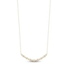 Thumbnail Image 1 of Lab-Grown Diamond Buttercup Smile Necklace 1 ct tw 14K Yellow Gold 18"