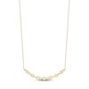Thumbnail Image 3 of Lab-Grown Diamond Buttercup Smile Necklace 2 ct tw 14K Yellow Gold 18"