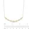 Thumbnail Image 4 of Lab-Grown Diamond Buttercup Smile Necklace 2 ct tw 14K Yellow Gold 18"