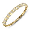 Thumbnail Image 2 of Shy Creation Diamond Curve Bangle 3/8 ct tw 14K Yellow Gold J-SC55025333RDZS