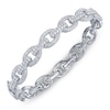 Thumbnail Image 2 of Shy Creation Diamond Chain Link Bangle Bracelet 1-7/8 ct tw 14K White Gold J-SC55025552ZS