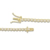 Thumbnail Image 3 of Lab-Grown Diamond Riviera Necklace 8 ct tw 14K Yellow Gold 18"