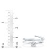 Thumbnail Image 4 of Lab-Grown Diamond Solitaire Buttercup Spiral Ring 1/2 ct tw 14K White Gold