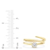 Thumbnail Image 4 of Lab-Grown Diamond Solitaire Buttercup Spiral Ring 1/2 ct tw 14K Yellow Gold