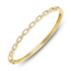 Thumbnail Image 1 of Shy Creation Diamond Link Bangle Bracelet 3/8 ct tw 14K Yellow Gold J-SC55010143ZS