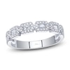 Thumbnail Image 1 of Shy Creation Baguette & Round-Cut Diamond Ring 3/8 ct tw 14K White Gold SC55011258Z7