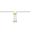 Thumbnail Image 2 of Shy Creation Diamond Paperclip Link Bolo Bracelet 1/5 ct tw 14K Yellow Gold 9" J-SC55011657