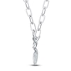 Thumbnail Image 2 of Shy Creation Diamond Heart Toggle Necklace 1/2 ct tw 14K White Gold 18" J-SC55022369