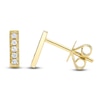 Thumbnail Image 1 of Shy Creation Diamond Vertical Bar Earrings 1/20 ct tw 14K Yellow Gold J-SC55002206