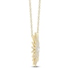 Thumbnail Image 2 of Shy Creation Diamond Sun Necklace 3/8 ct tw 14K Yellow Gold 18" J-SC55004270