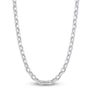 Thumbnail Image 1 of Shy Creation Diamond Alternating Link Necklace 8-1/8 ct tw 14K White Gold 16" SC55014093Z16