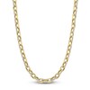 Thumbnail Image 2 of Shy Creation Diamond Alternating Link Necklace 8-1/8 ct tw 14K Yellow Gold 16" SC55014094Z16
