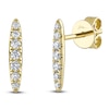Thumbnail Image 1 of Shy Creation Diamond Tapered Bar Earrings 1/6 ct tw 14K Yellow Gold SC55024841