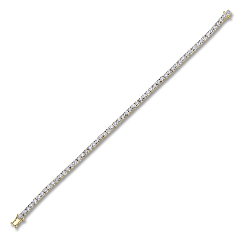 Main Image 1 of Shy Creation Diamond Tennis Bracelet 1-7/8 ct tw 14K Yellow Gold 7" J-SC55002362