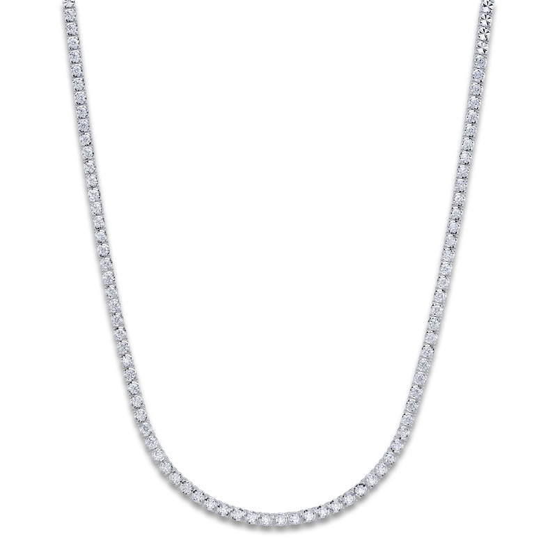 Main Image 1 of Shy Creation Diamond Necklace 2-3/8 ct tw 14K White Gold 18" J-SC55005146