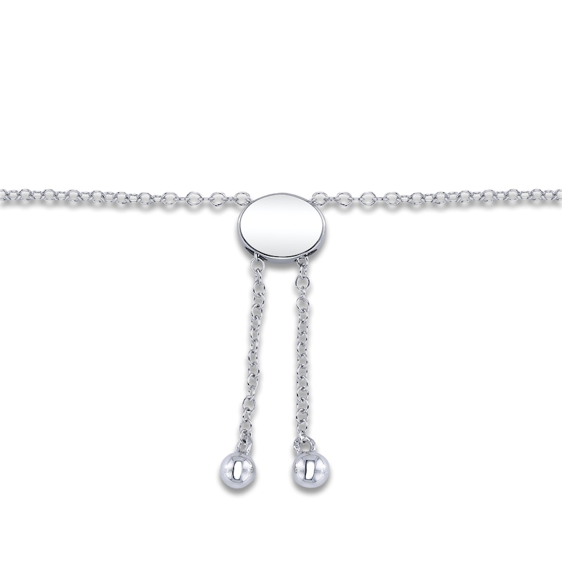 Main Image 2 of Shy Creation Diamond Line Bolo Bracelet 1/4 ct tw 14K White Gold 9" SC55020394