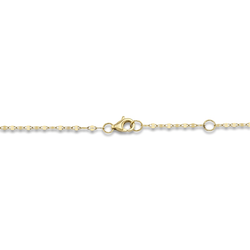 Main Image 2 of Shy Creation Diamond Bezel-Set Station Necklace 1/5 ct tw 14K Yellow Gold 18" SC55025783