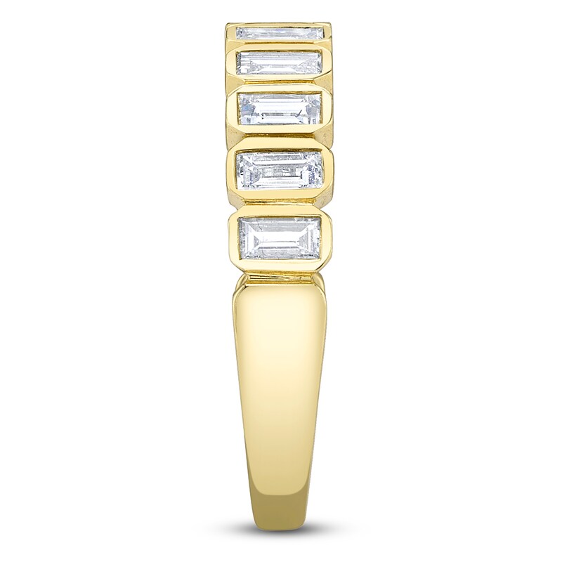 Main Image 2 of Shy Creation Baguette-Cut Diamond Bezel-Set Ring 3/4 ct tw 14K Yellow Gold SC22008779Z7