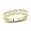 Thumbnail Image 1 of Shy Creation Emerald-Cut Diamond Bezel-Set Ring 1 ct tw 14K Yellow Gold SC22009127Z7