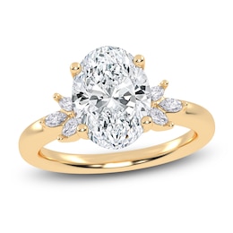 Oval-Cut Created By Jared Studio Lab-Grown Diamond Engagement Ring 2-1/6 ct tw 14K Yellow Gold