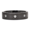 Thumbnail Image 3 of 6mm Diamond Station Wedding Band 1/3 ct tw Black Tantalum