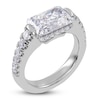 Thumbnail Image 2 of Radiant-Cut Created By Jared Studio Lab-Grown Diamond Engagement Ring 3-1/2 ct tw 14K White Gold