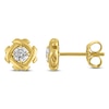 Thumbnail Image 1 of Unspoken Diamond Halo Solitaire Stud Earrings 1/4 ct tw 14K Yellow Gold (I1/I)