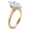 Thumbnail Image 2 of Marquise-Cut Lab-Grown Diamond Solitaire Plus Engagement Ring 2-5/8 ct tw 18K Yellow Gold (VS2/F)