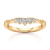 Thumbnail Image 1 of J'Lure Lab-Grown Diamond Scalloped Wedding Band 1/6 ct tw 18K Yellow Gold